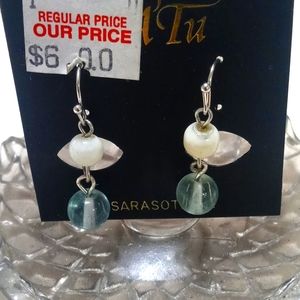 Cute dangle beaded earrings